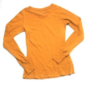 POOF Waffle Knit Long Sleeve Top